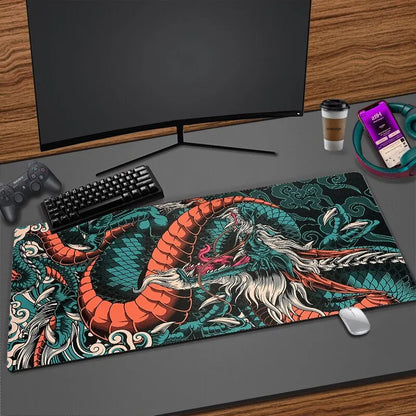 Japanese Dragon Gaming Mousepad