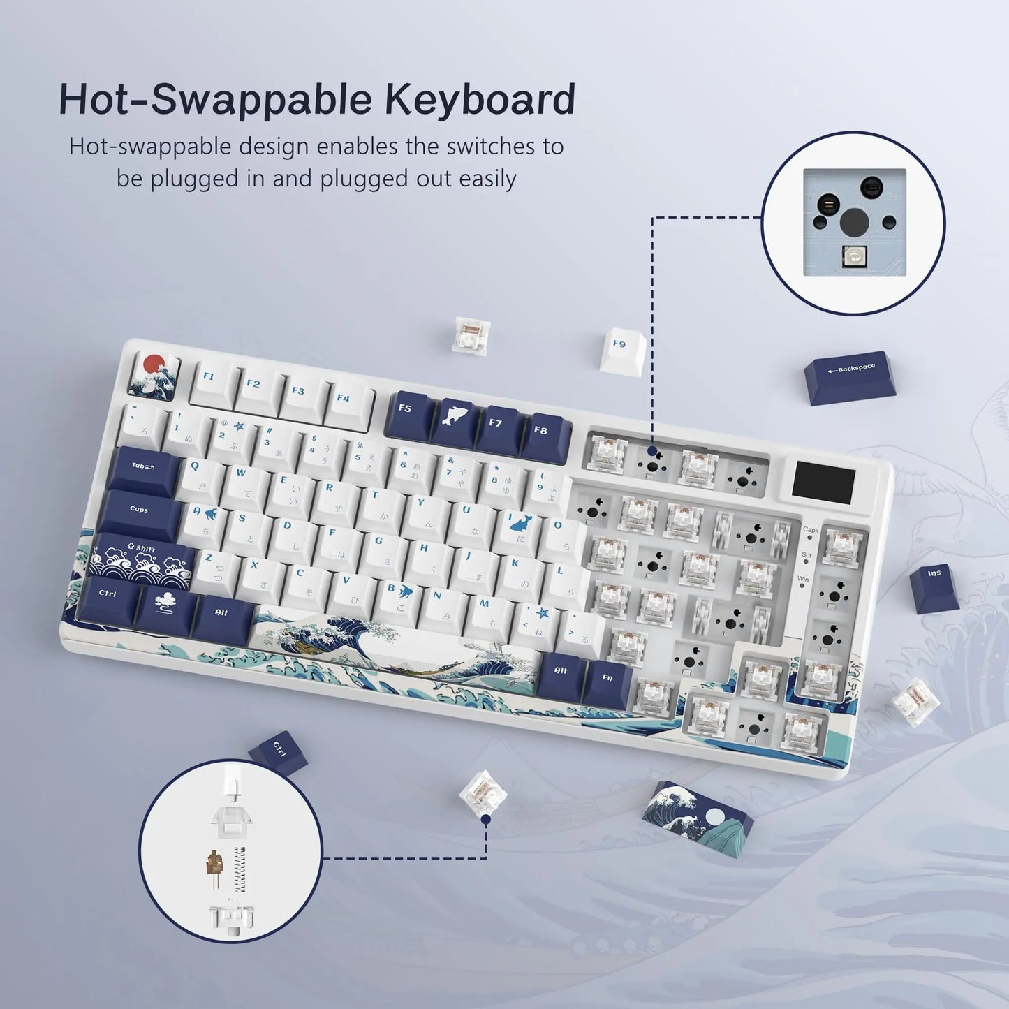 WOMIER SK80 - MECHANICAL GAMING KEYBOARD