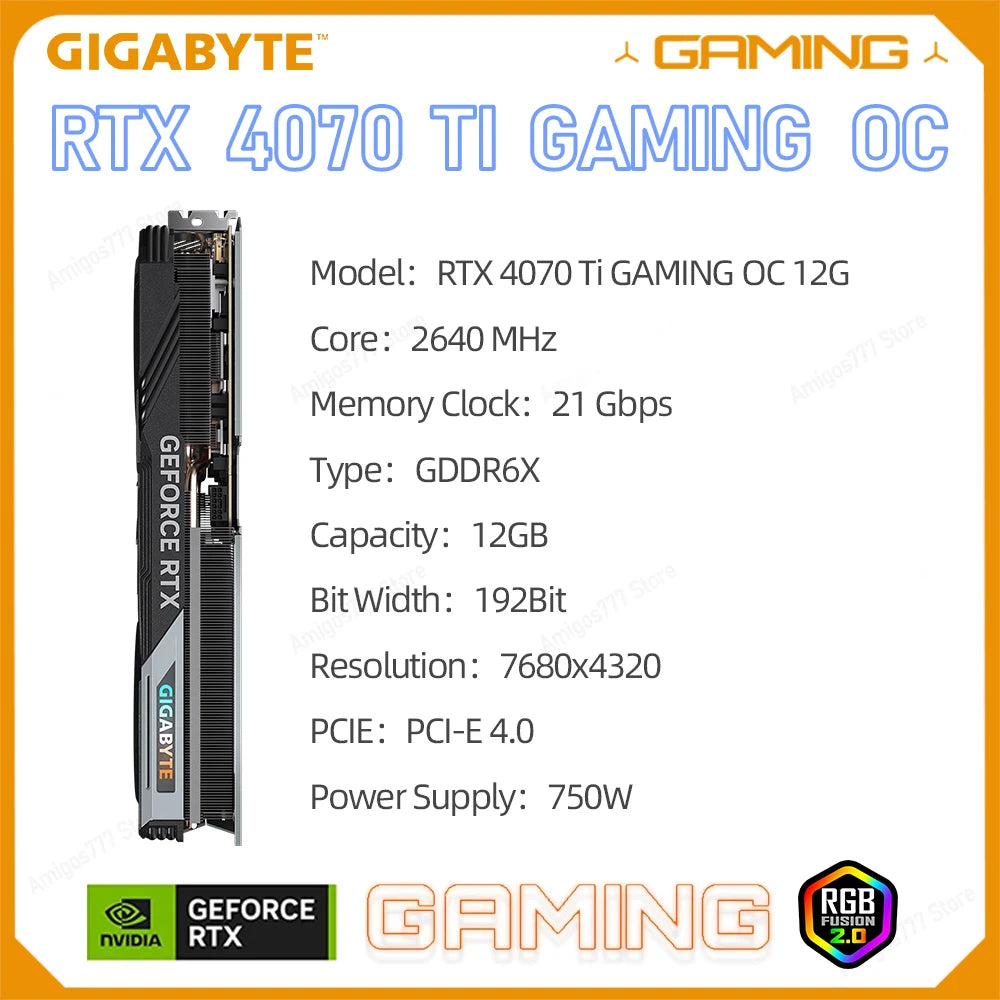 GEFORCE RTX 4070 Ti - GRAPHICS CARD