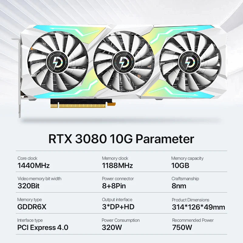 PELADN RTX 3080 10GB - GRAPHICS CARD