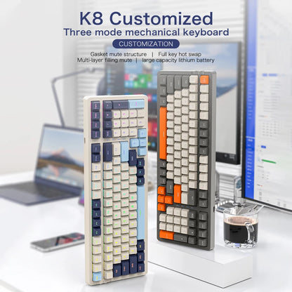 K8 Customized Mechanical Gaming Keyboard – RGB, Durable & Responsive