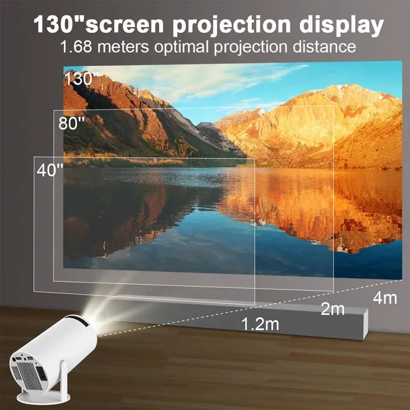 Home Cinema Outdoor portable Projetor 4K