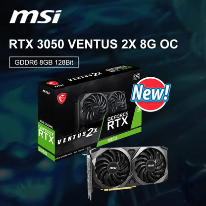 MSI RTX 3050 VENTUS 2X 8G - GRAPHICS CARD