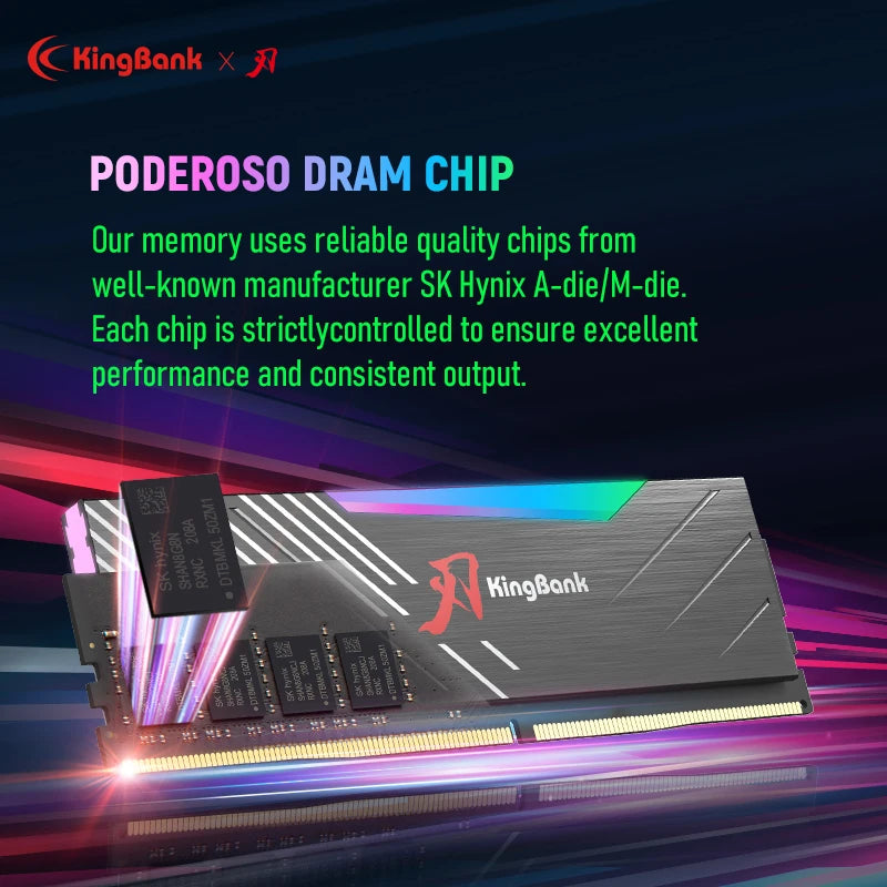 Gaming Memory KingBank 5600MHz DDR5