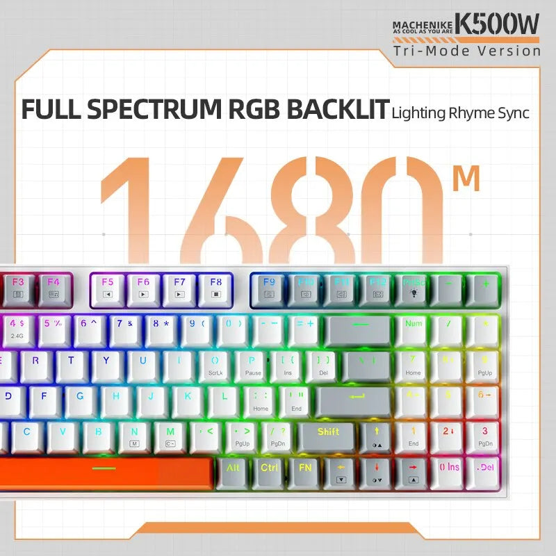 MACHENIKE K500W - MECHANICAL GAMING KEYBOARD