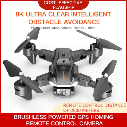 For XiaoMi P11Pro Drone 8K HD Camera FoldableGPS Professional HD Aerial Photography GPS Four-way Intelligent Obstacle Avoidance