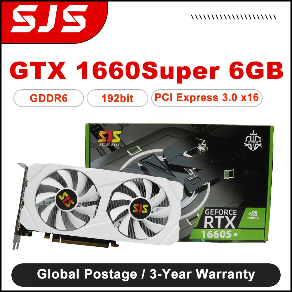 SJS GTX 1660 SUPER 6GB - GRAPHICS CARD