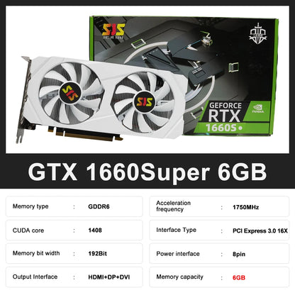 SJS GTX 1660 SUPER 6GB - GRAPHICS CARD