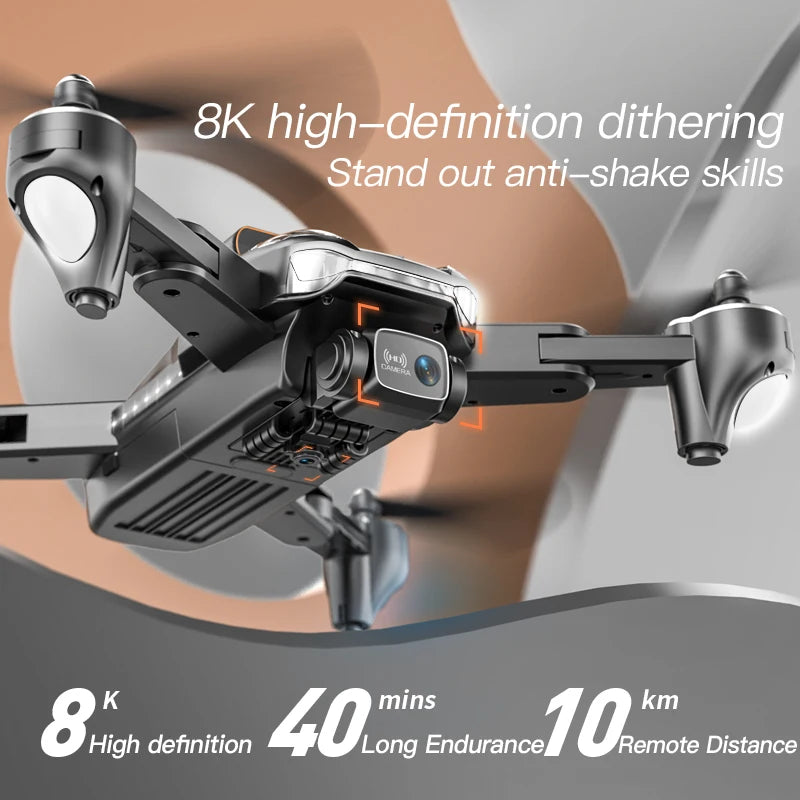 For XiaoMi P11Pro Drone 8K HD Camera FoldableGPS Professional HD Aerial Photography GPS Four-way Intelligent Obstacle Avoidance