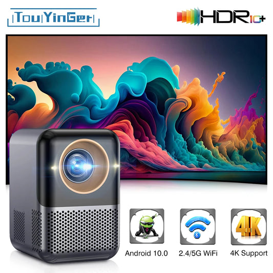 TouYinger ET31 Pro Max ST Mini Portable Projector 4K Wifi Android Led Beam Projection Device for Mobile Phone Home Cinema Smart