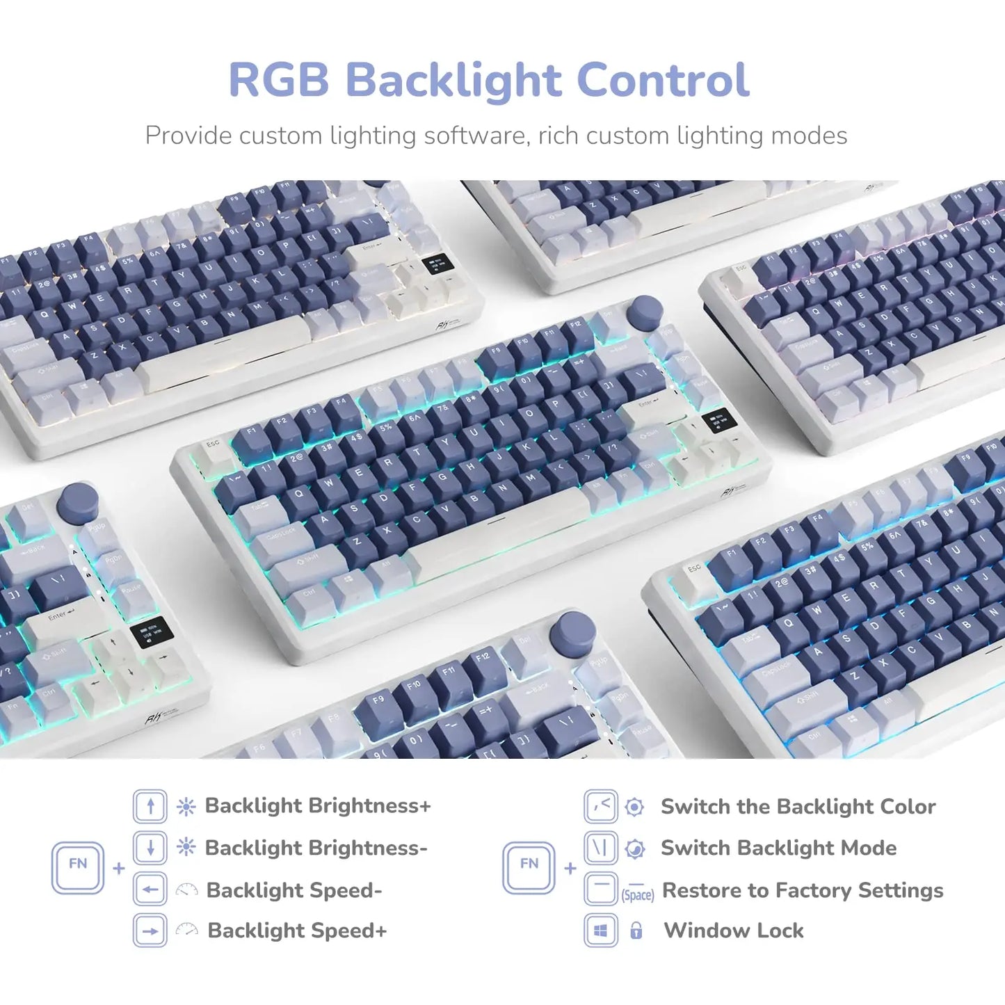 RK ROYAL KLUDGE M75 - MECHANICAL GAMING KEYBOARD