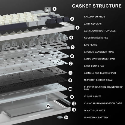 YUNZII AL66 - MECHANICAL GAMING KEYBOARD