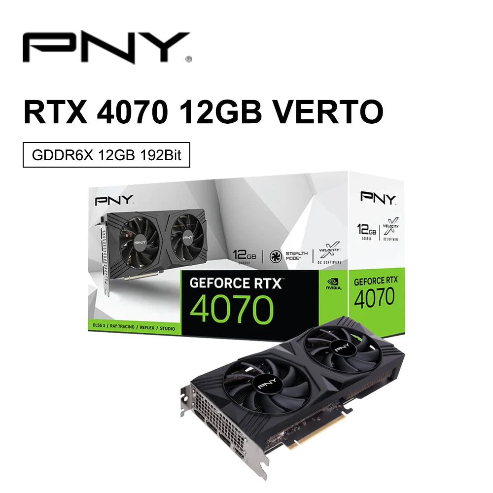 PNY GeForce RTX 4070 12GB - GRAPHICS CARD